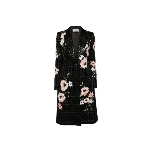 ELIE SAAB Черное Женское Пальто