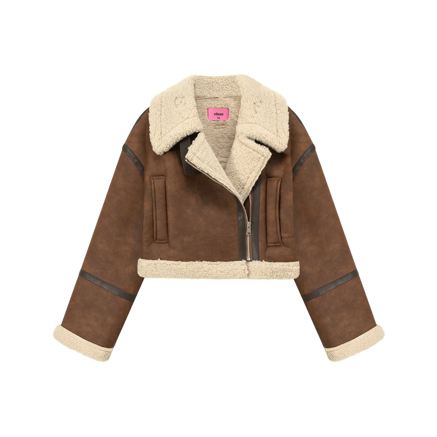 CHUU Кофе Женские Меховые изделия