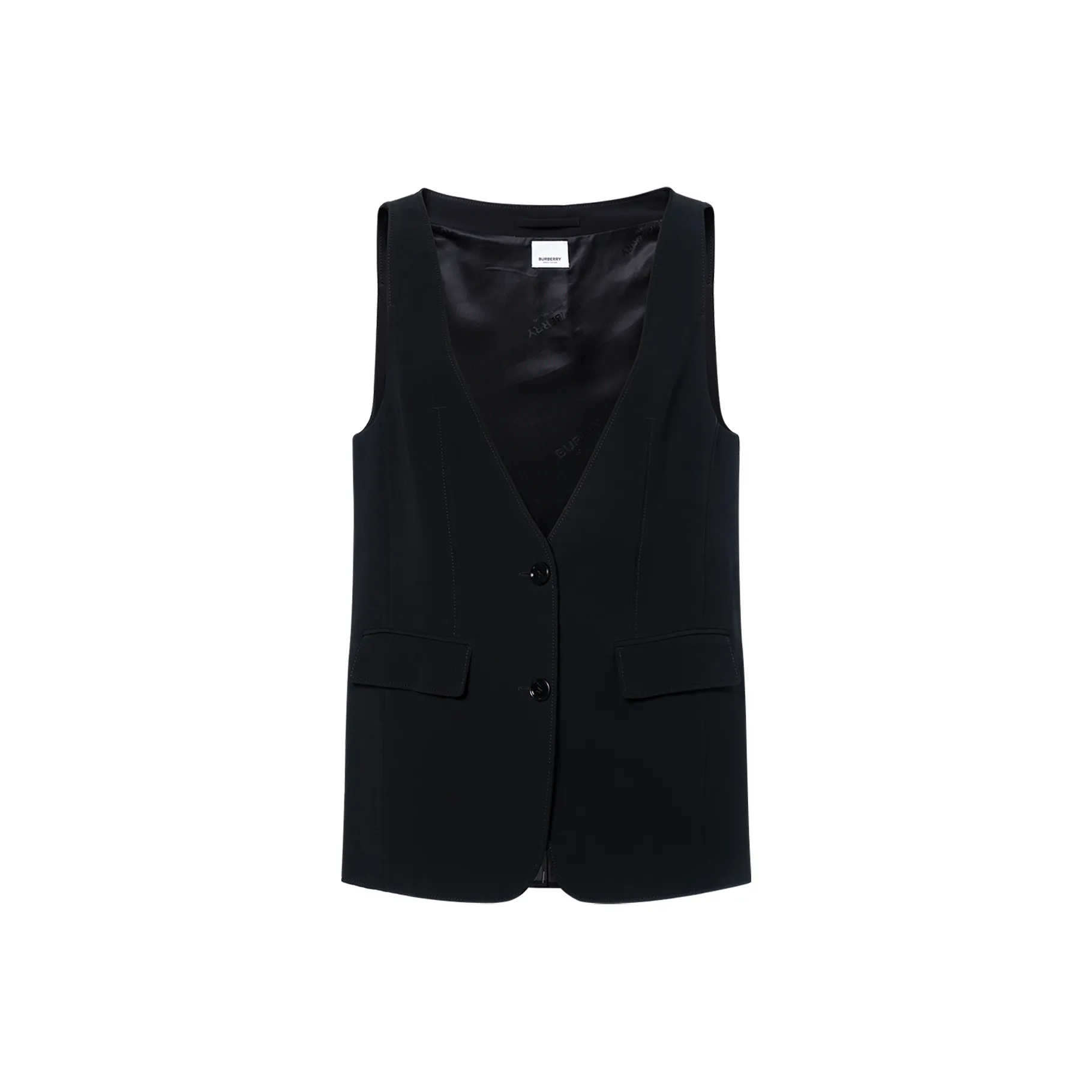 Burberry Sleeveless Tailored Single Breasted Vest