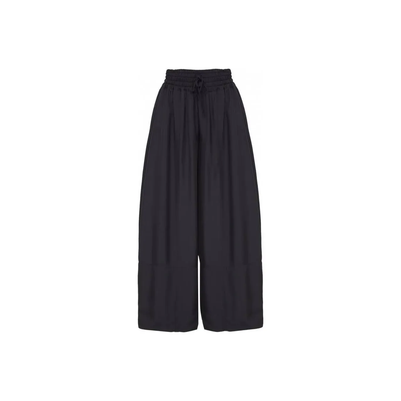 JIL SANDER Pressed Crease Wide Leg Palazzo Pants