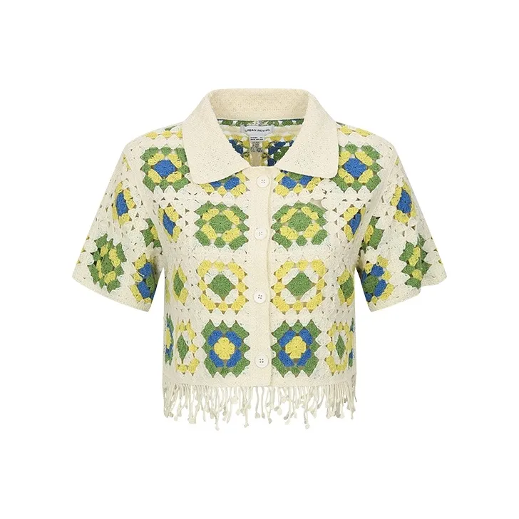 URBAN REVIVO Boho Style Трикотаж Женский Многоцветный