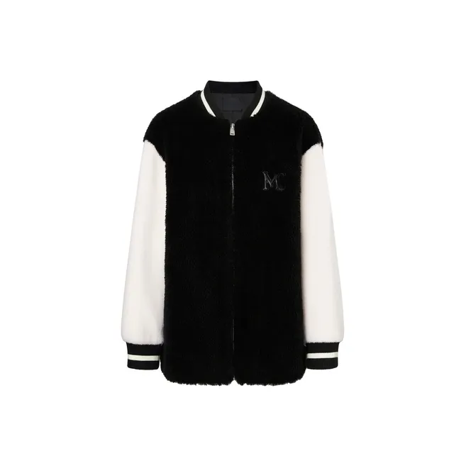 MOCO Бейсбольная куртка Женская Черная