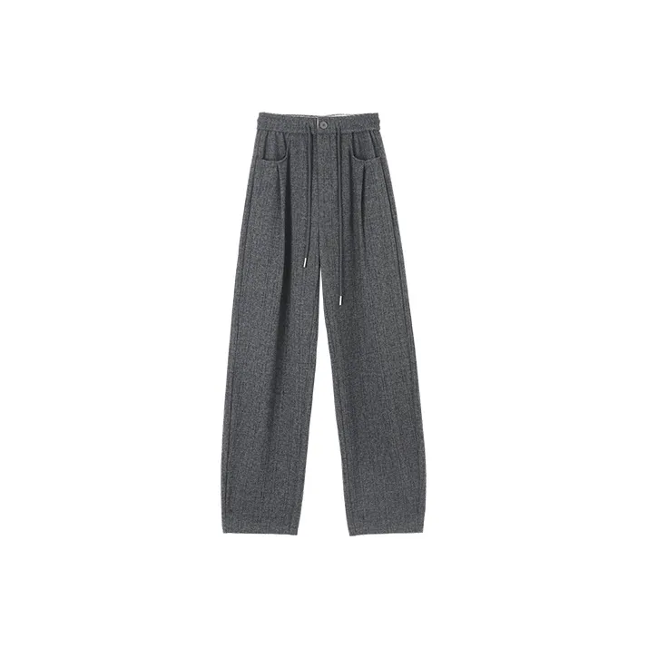 HIPPIEMISS Повседневные брюки Женские Серые