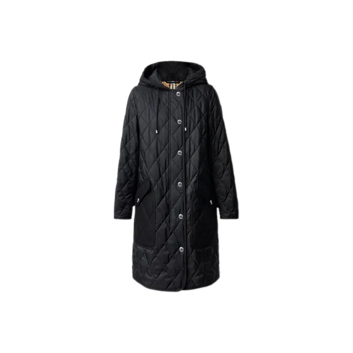 Burberry Diamond quilted Hooded Coat