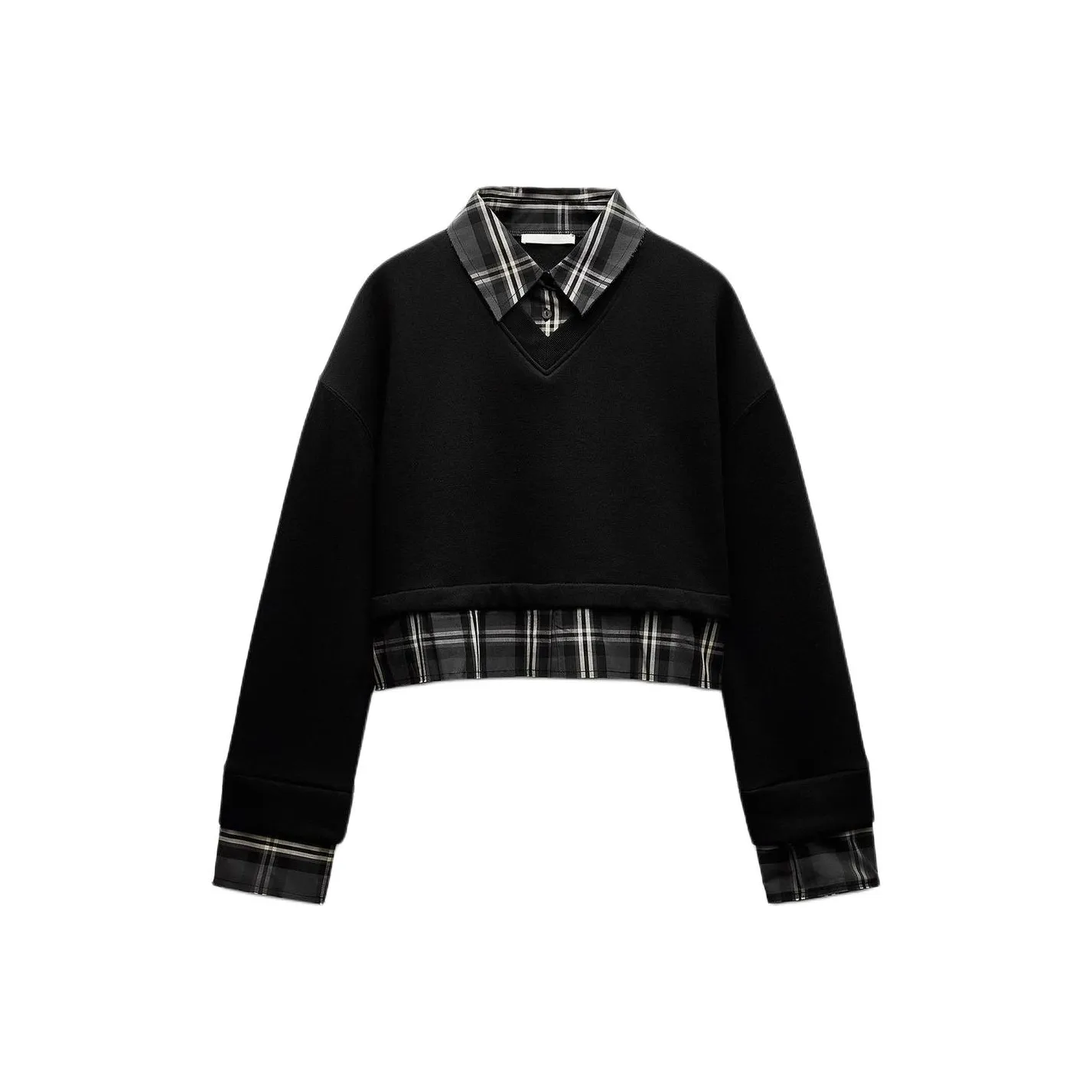 ZARA Черный Женский Свитшот