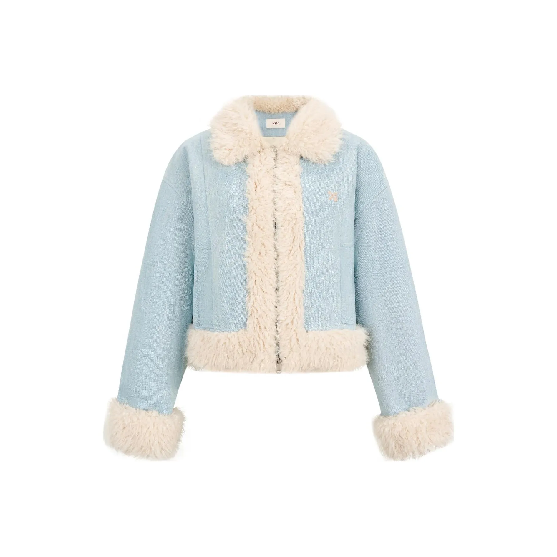 NS76 Puffer Jacket Women's Light Blue
