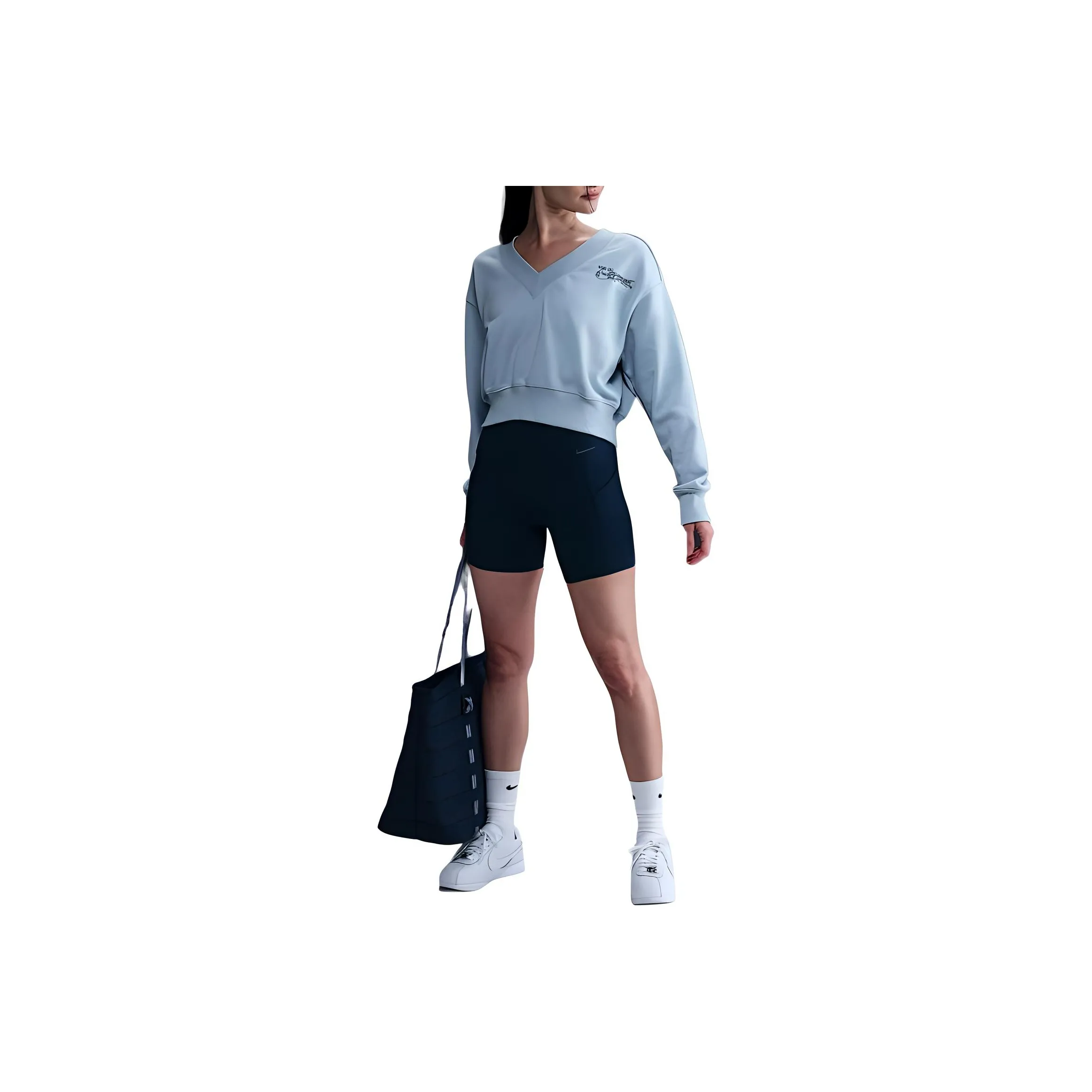 Nike Clothing Sweatshirts Women's Blue
