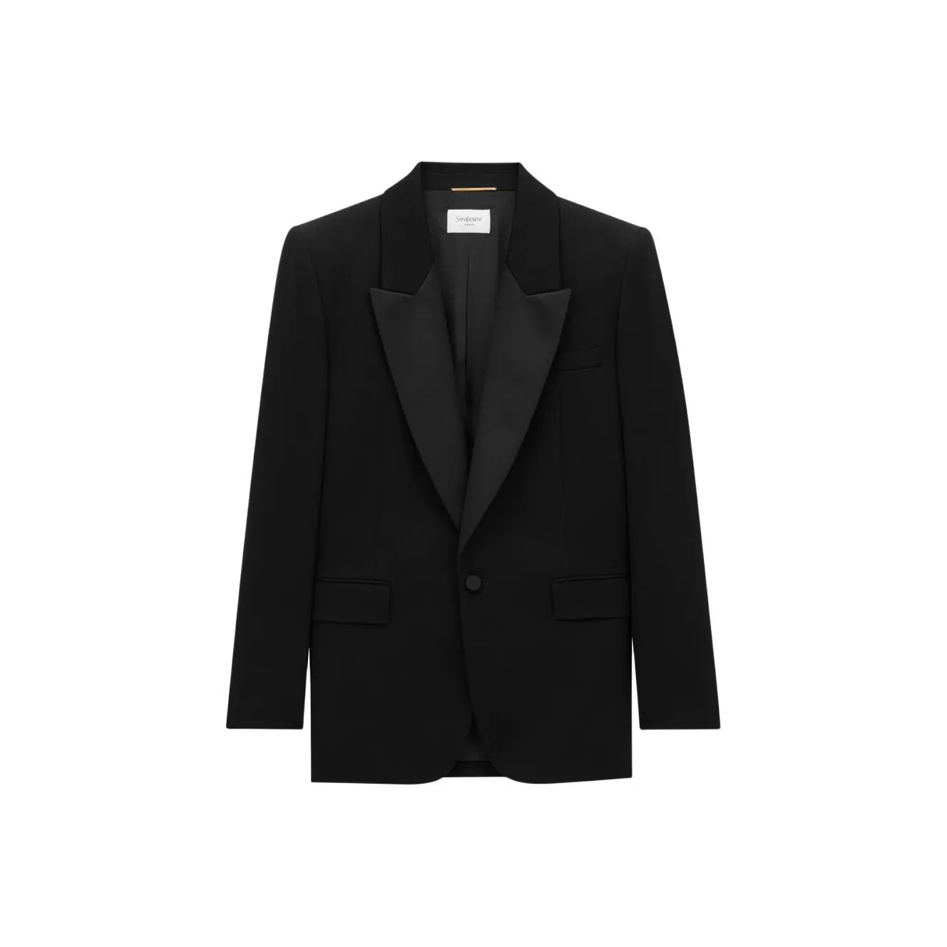 SAINT LAURENT Single Breasted Tuxedo Jacket
