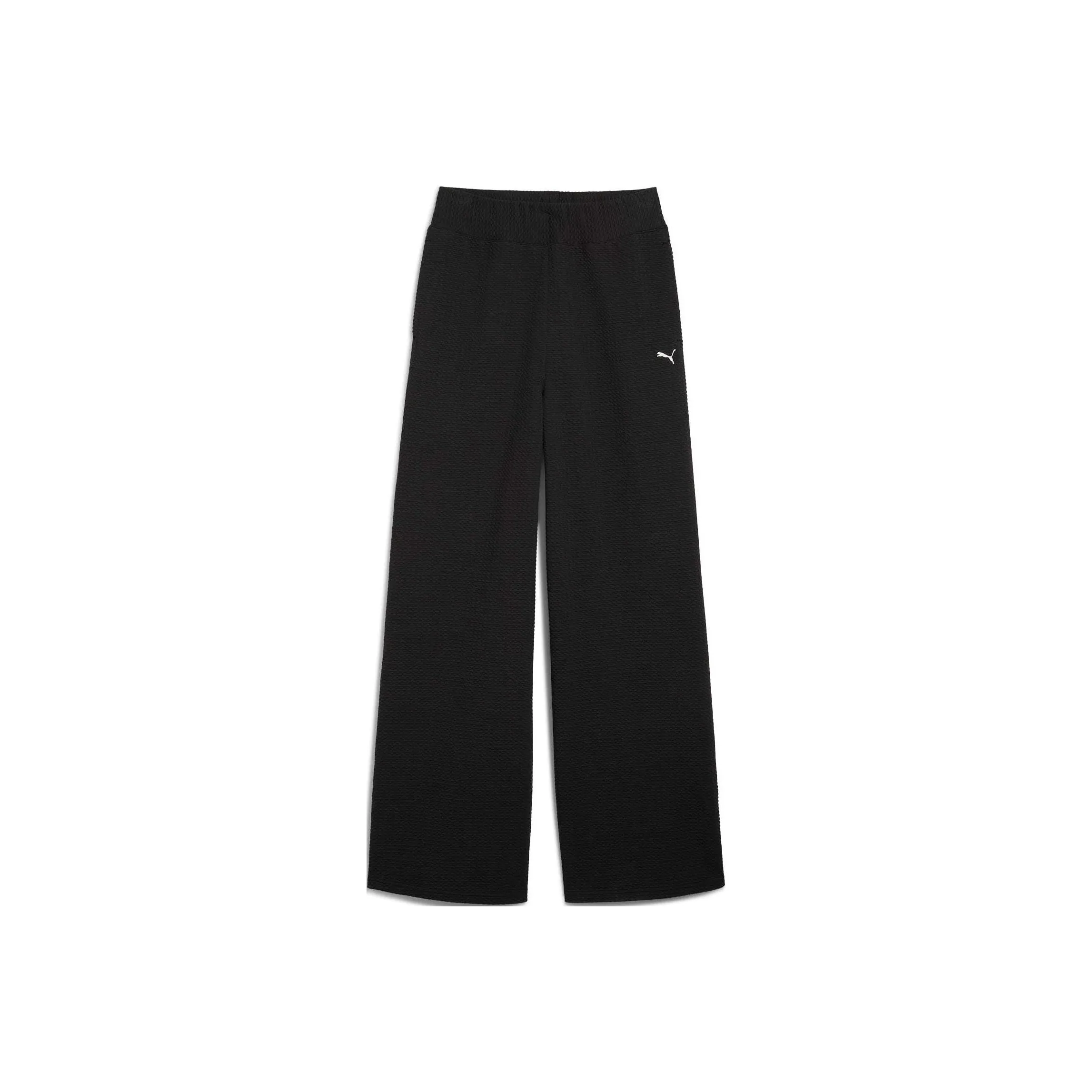 PUMA STUDIO Высокая талию Брюки Повседневные Брюки Женские Черные