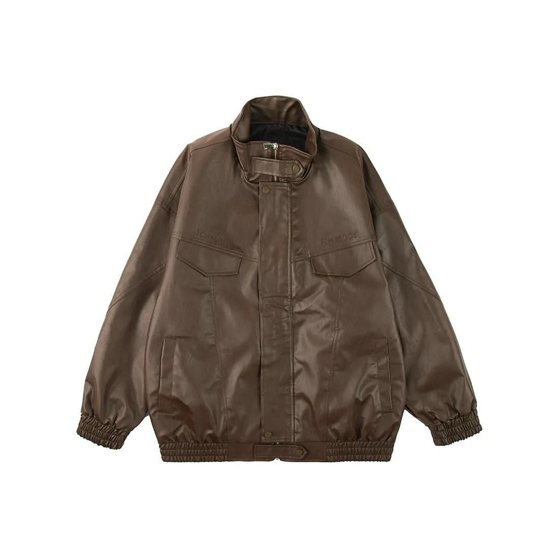 ICH MODE Leather Jackets Unisex