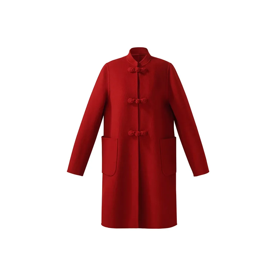 GOELIA 53R Перечно-красное Женское Пальто