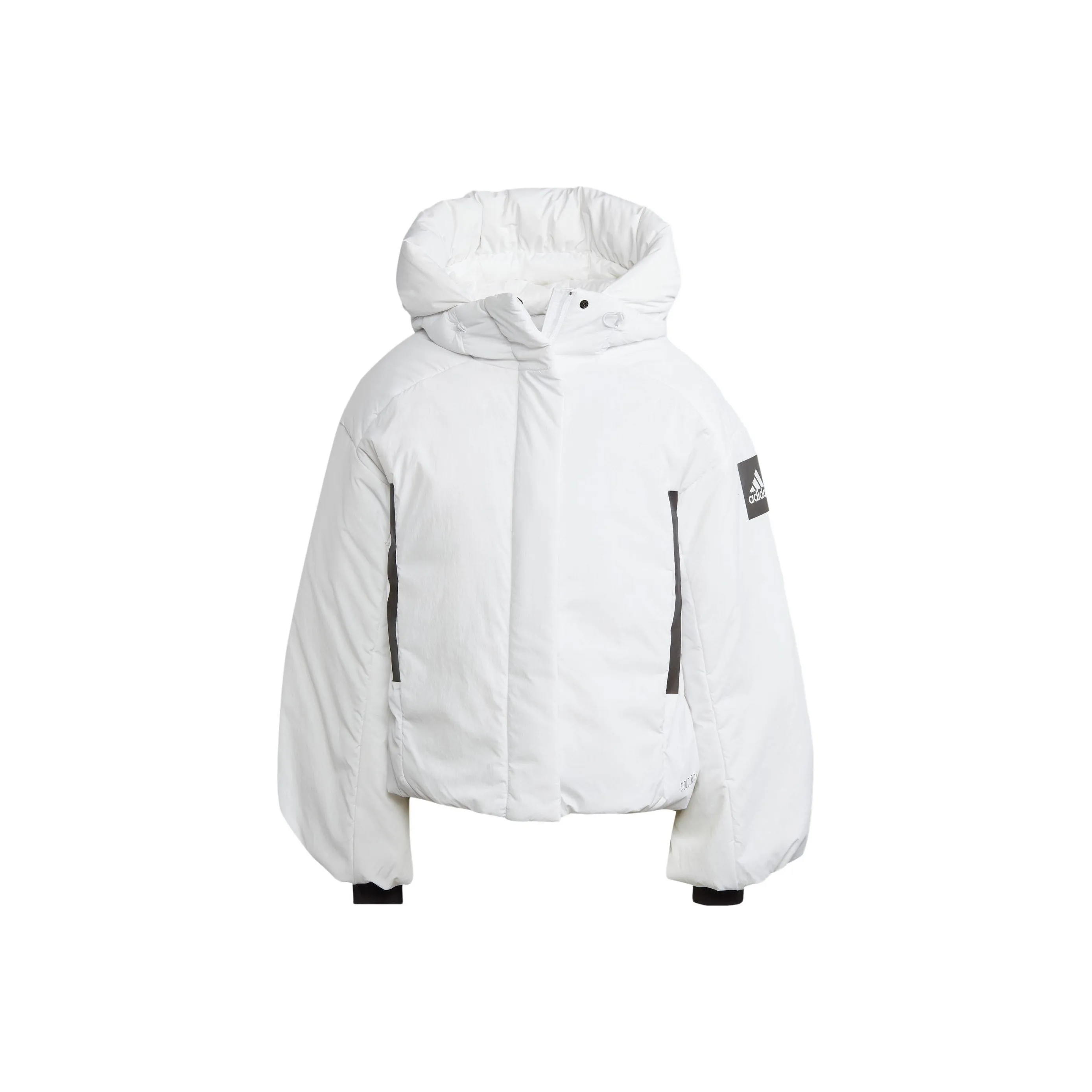 Adidas Белые Женские Объёмные Куртки (Пуфы)