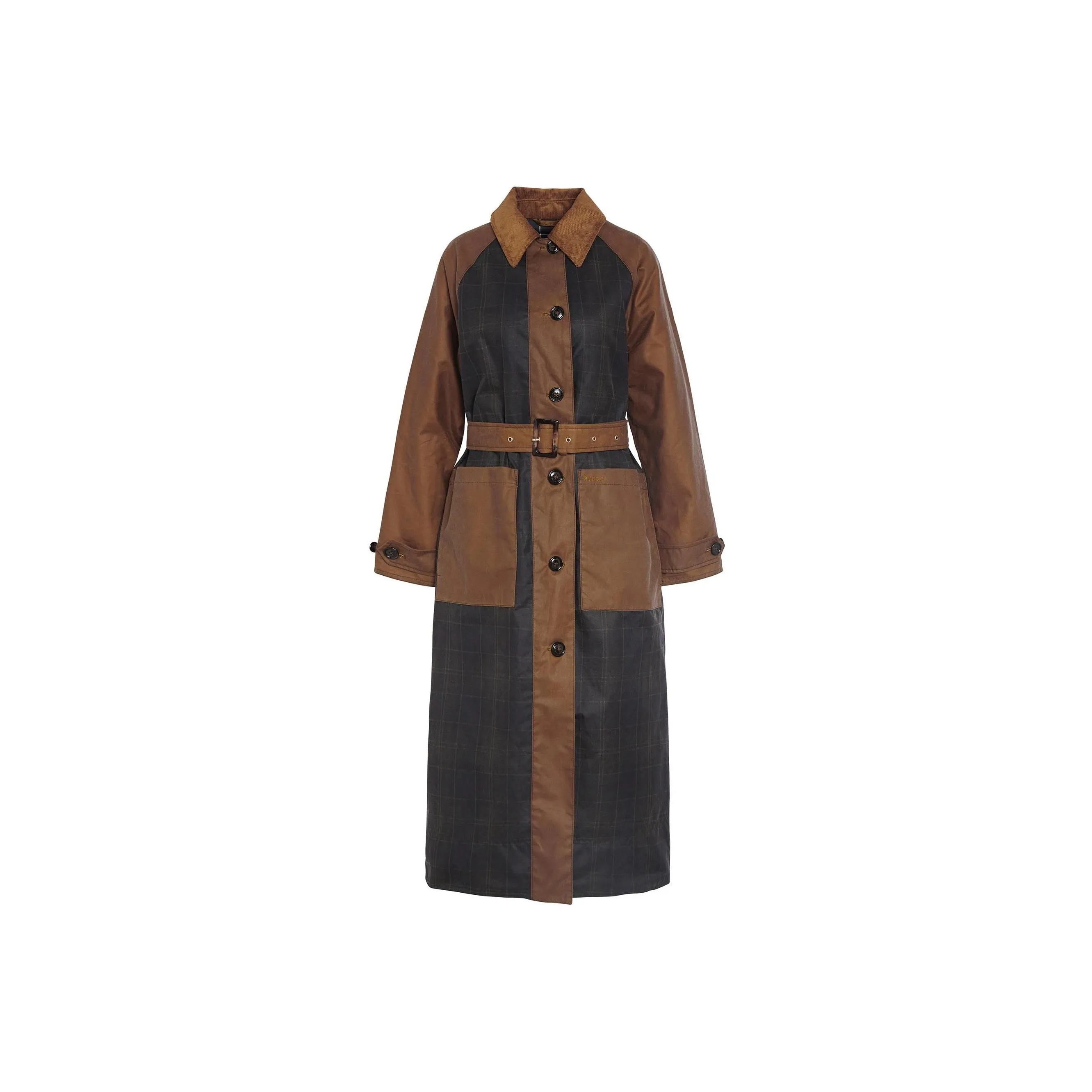 BARBOUR Everly Wax Trench Coat Coats Women's Sand