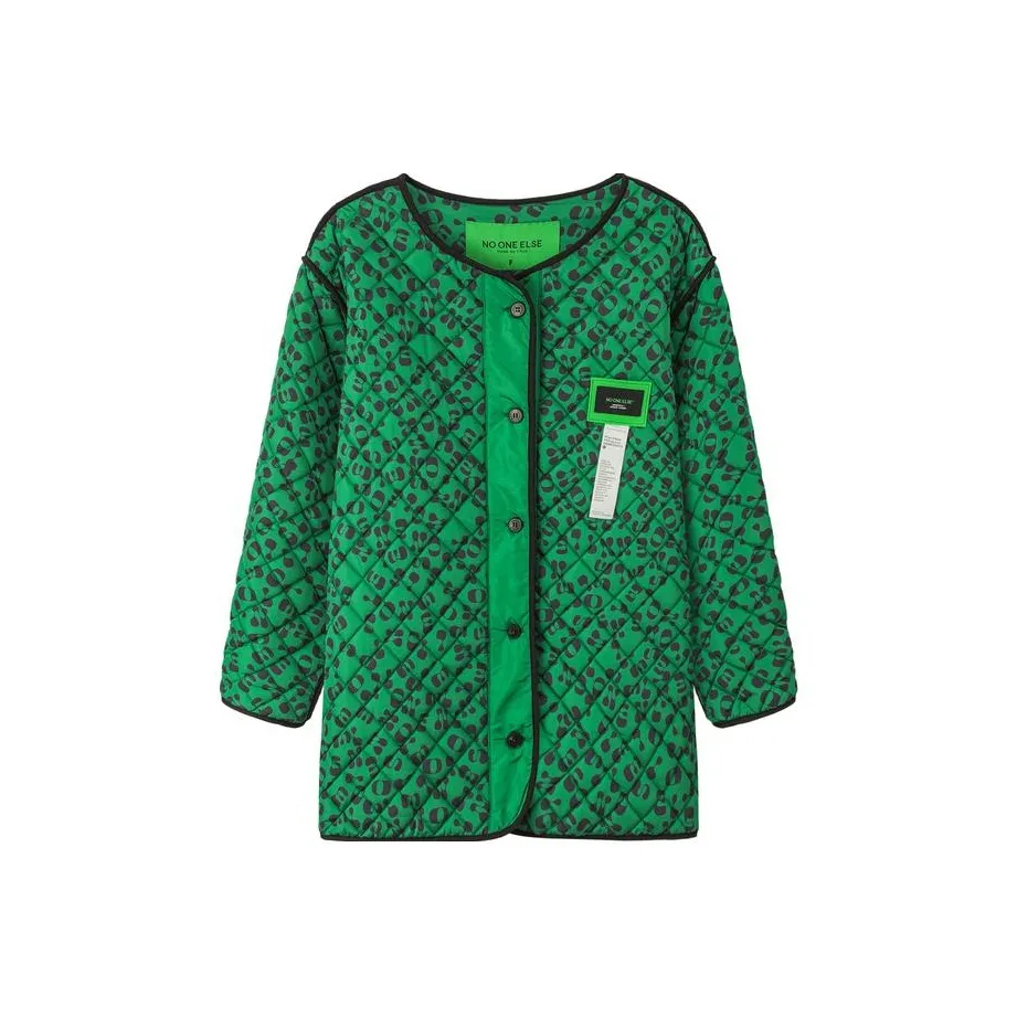 NO ONE ELSE Пуховик Женский Лесной Зеленый