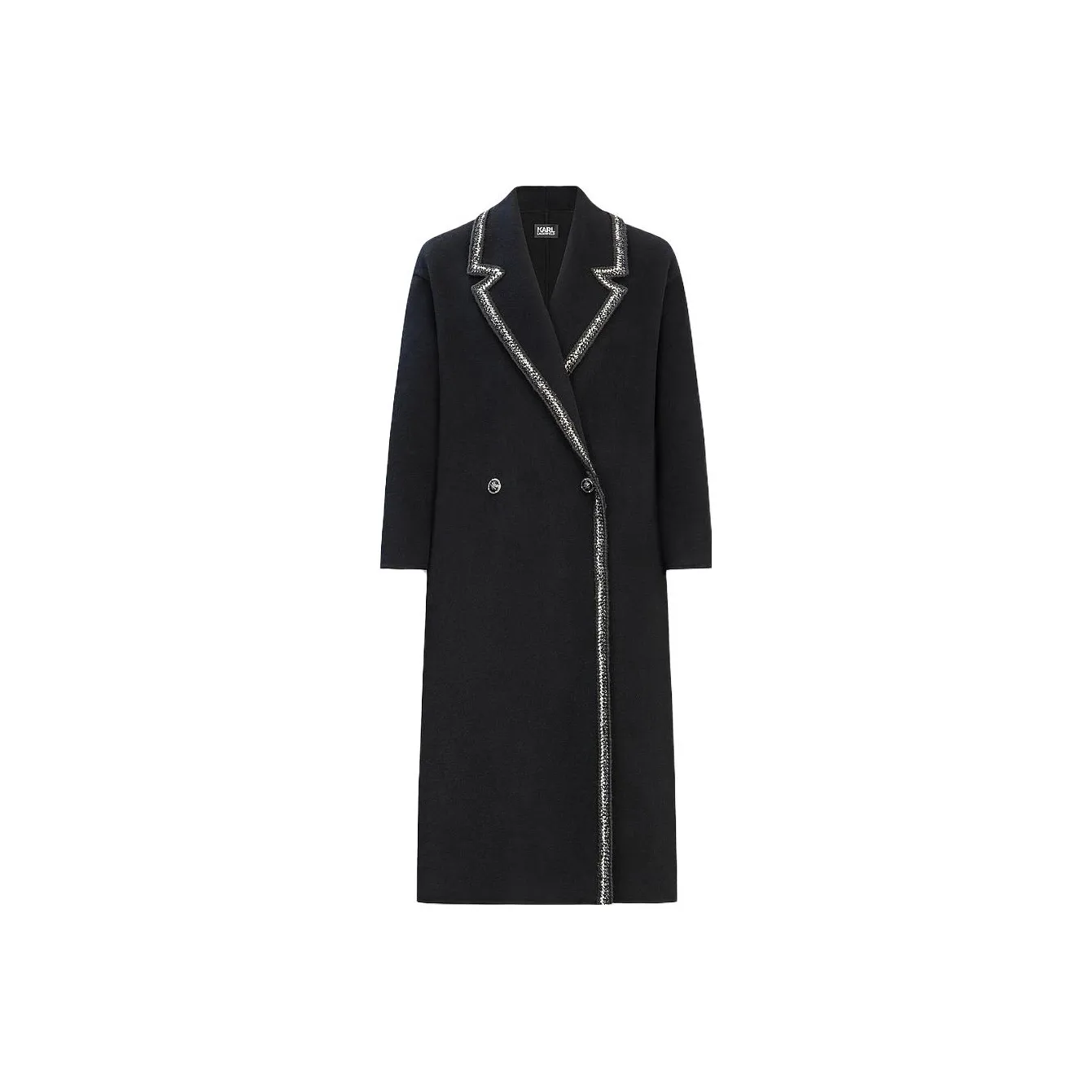 Пальто KARL LAGERFELD Женское Черное