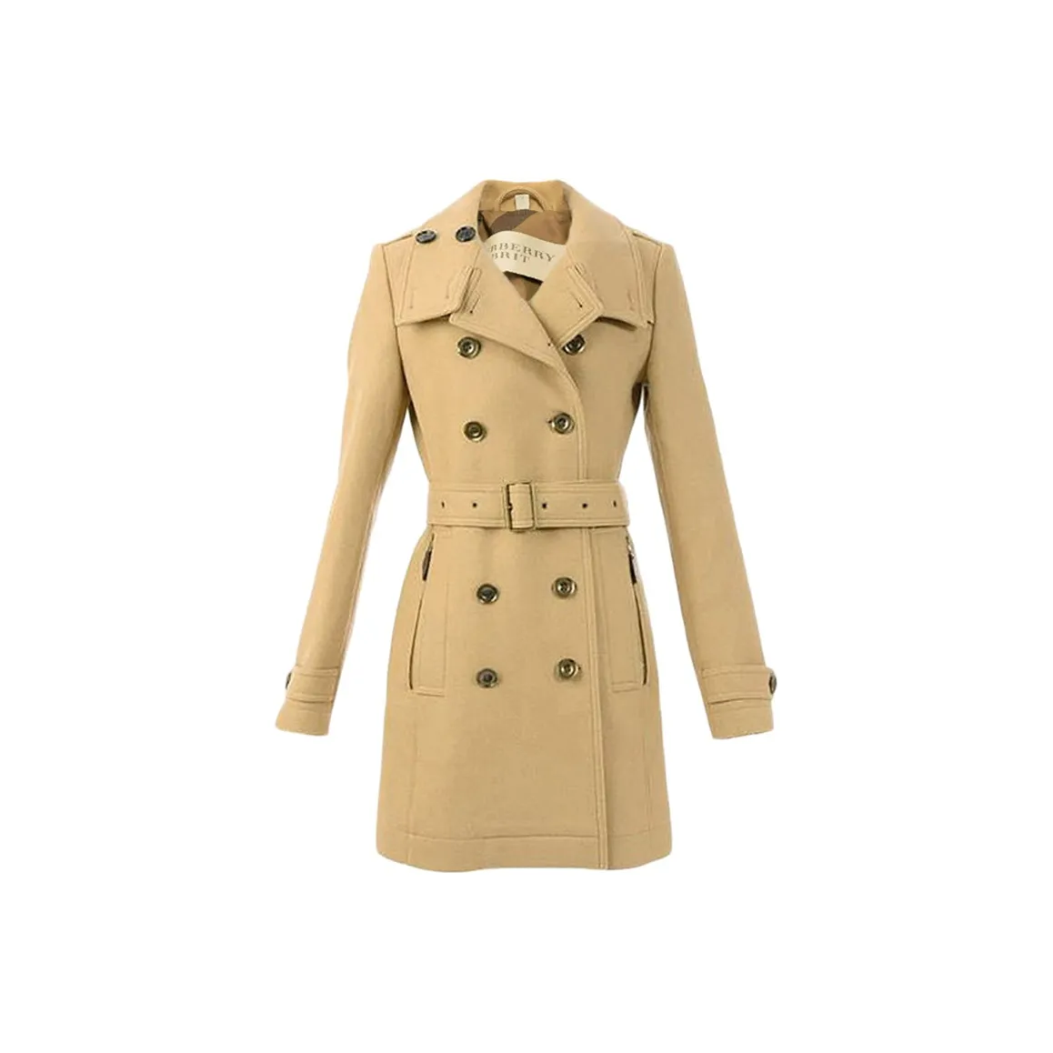 Burberry Coat Women's Light Brown