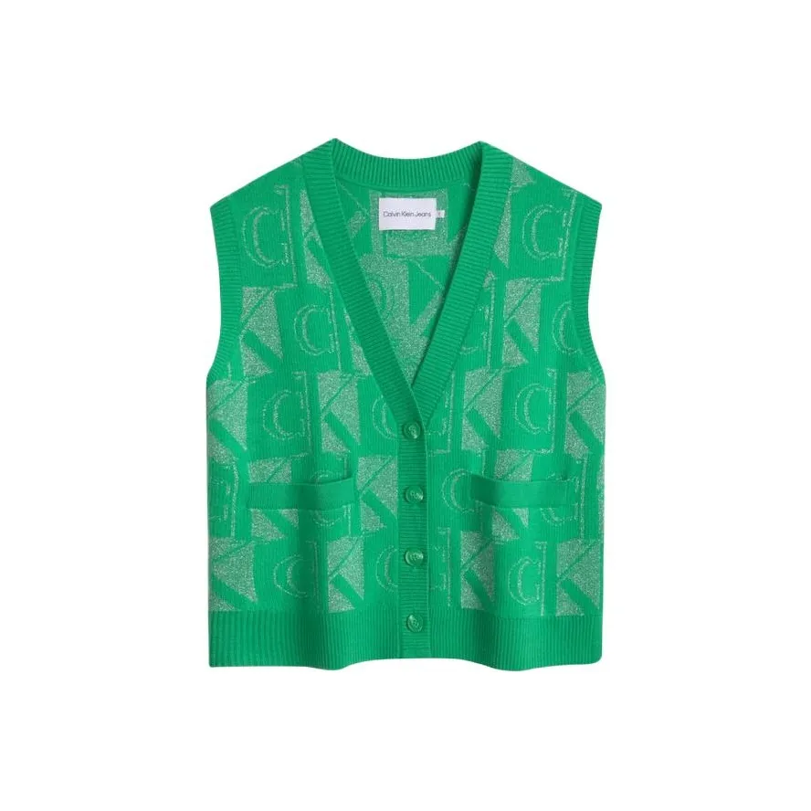 CK/Calvin Klein Vest Women's Emerald Green