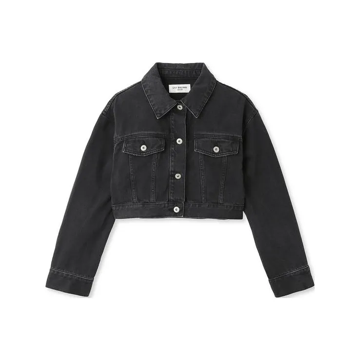 Lily Brown Denim Jacket Santini's