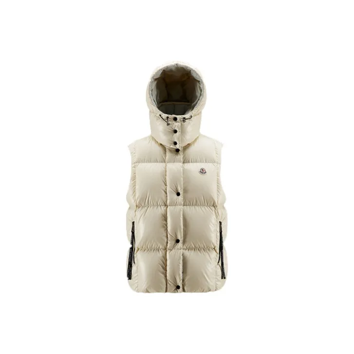 Moncler FW22 Vest Women's Ivory White