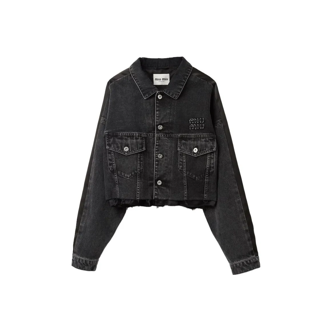 MIU MIU Denim Jacket Women's Black