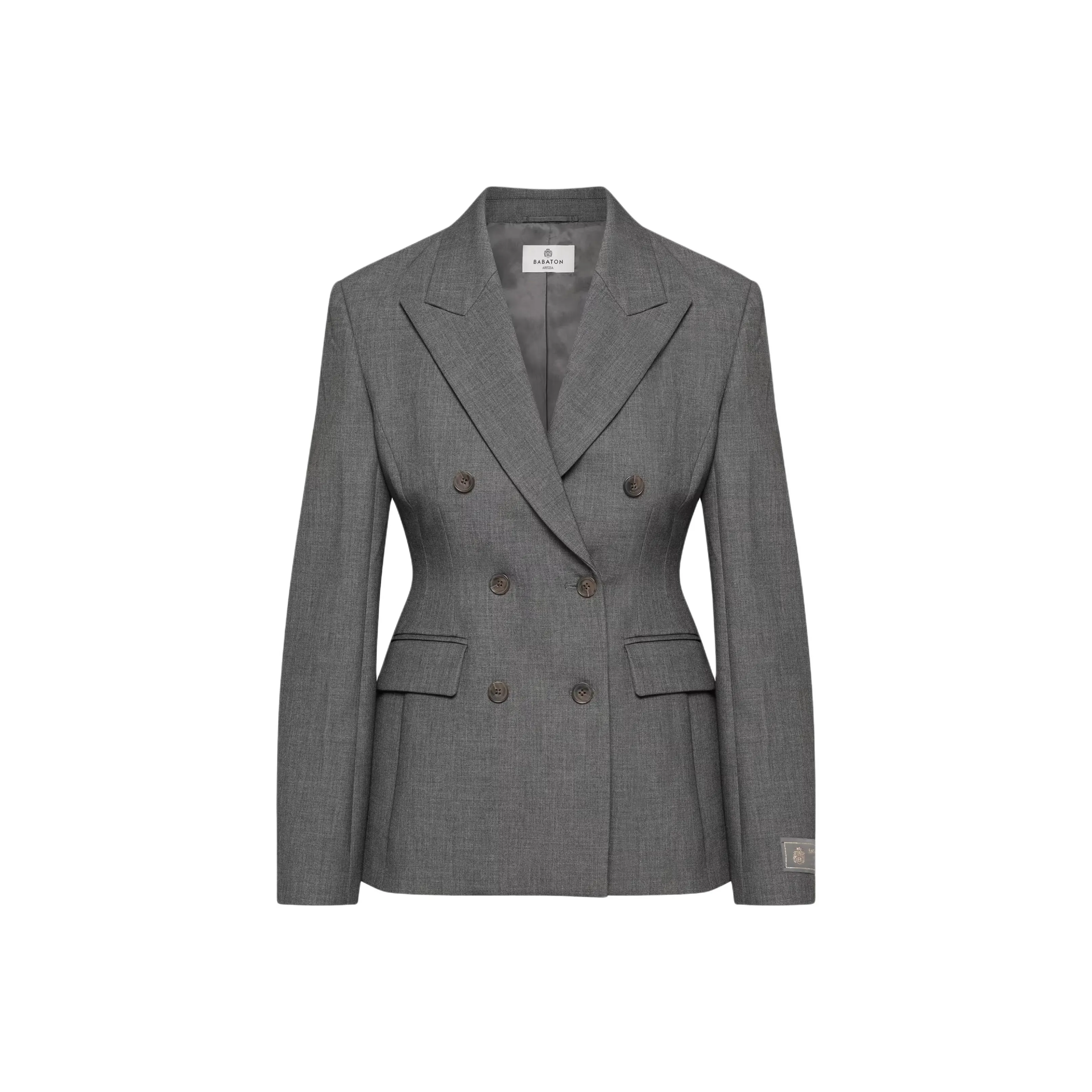 ARITZIA BABATON Zona Blazer Бизнес Костюм Женские Heather Charcoal Stone Phoebe Jennett Charcoal