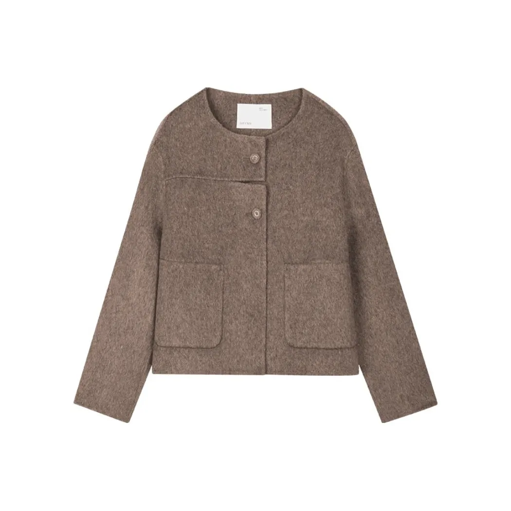 IHIMI Coat Women's Beautiful Coffee
