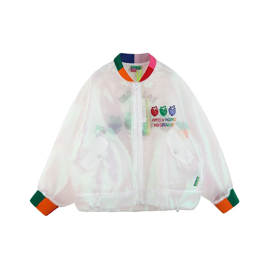 LALABOBO Серебряное женское короткое пальто