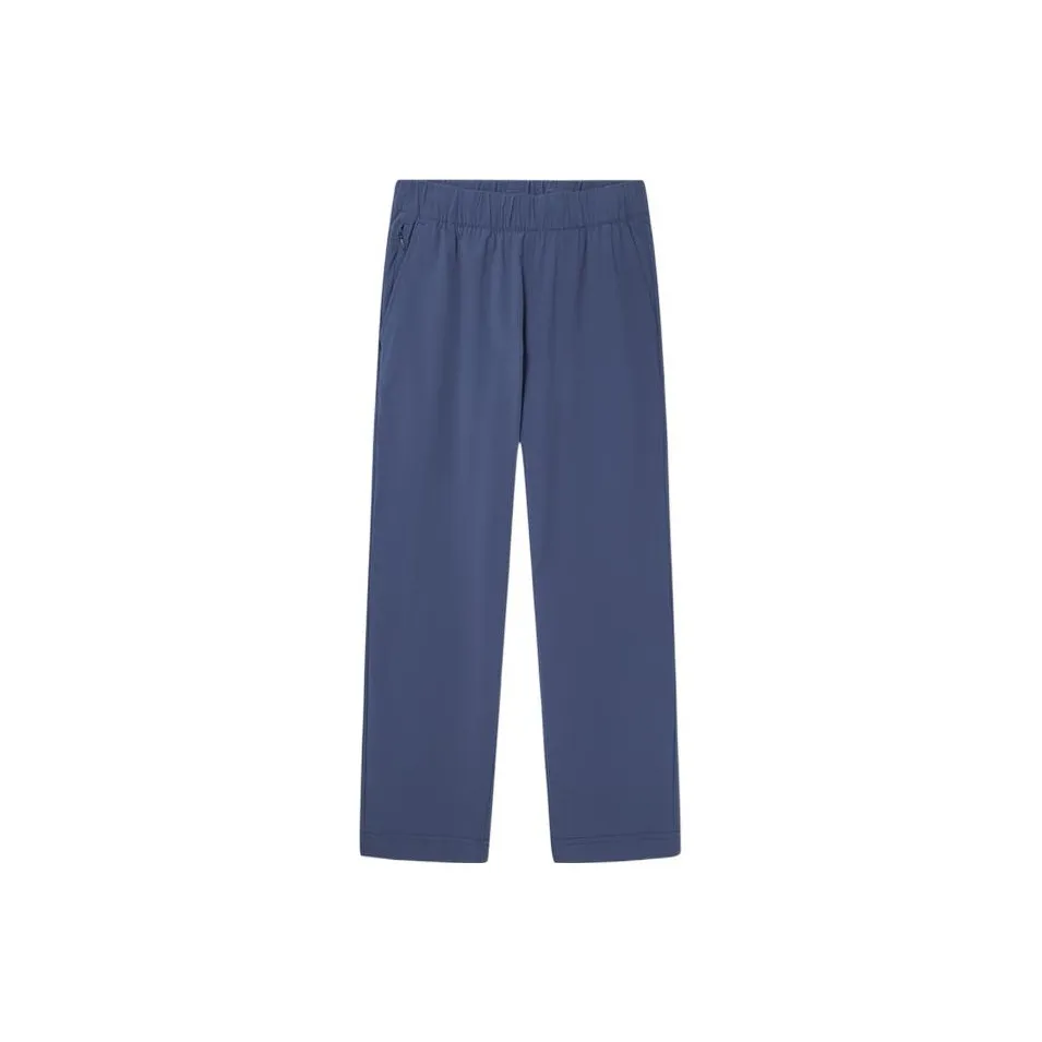 Columbia Вязаные Спортивные Штаны Женские Синие