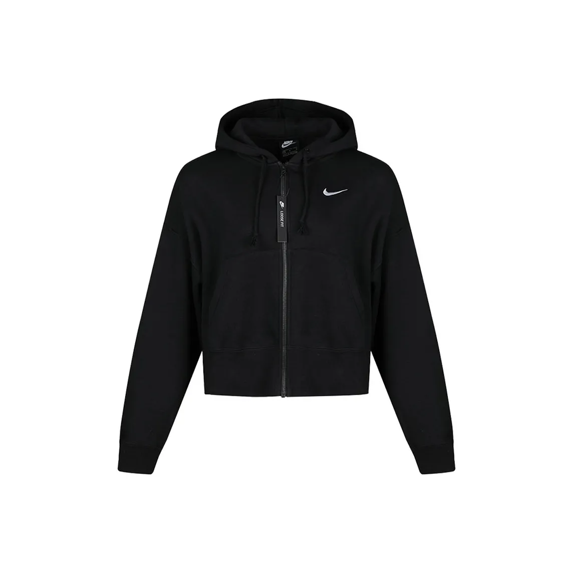 NIKE Черное Женское Короткое Пальто