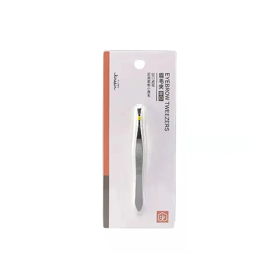 KINEPIN Простой Edge Нержавеющая сталь Заколка для бровей Прочный инструмент для эпиляции и отделки бороды