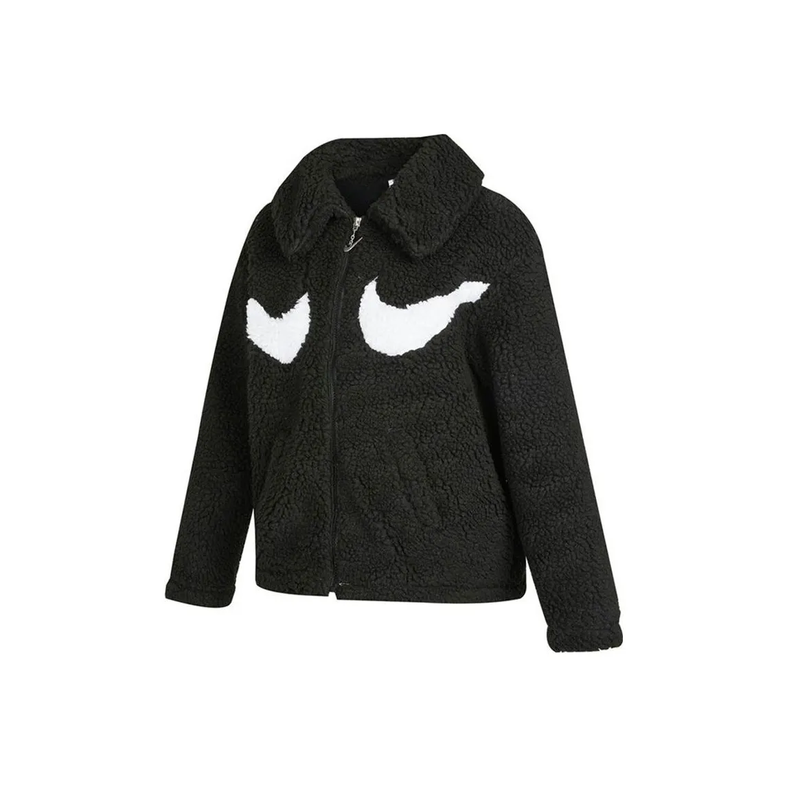 Nike Swoosh Women'ss Full Zip Jacket Asia Sizing Black/White