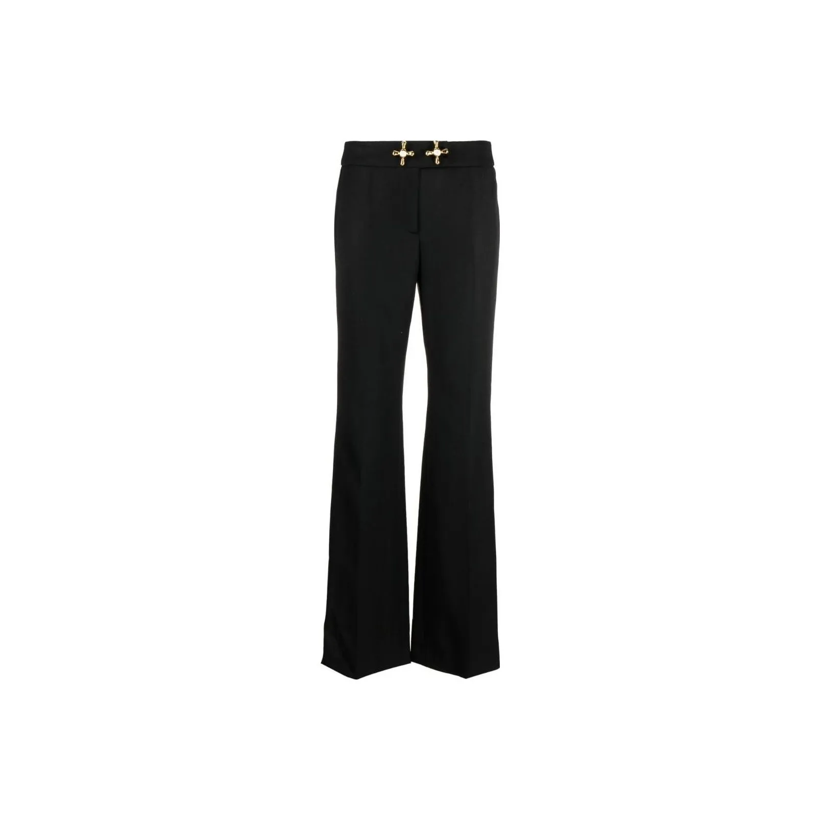MOSCHINO Tap detail Wool Trousers