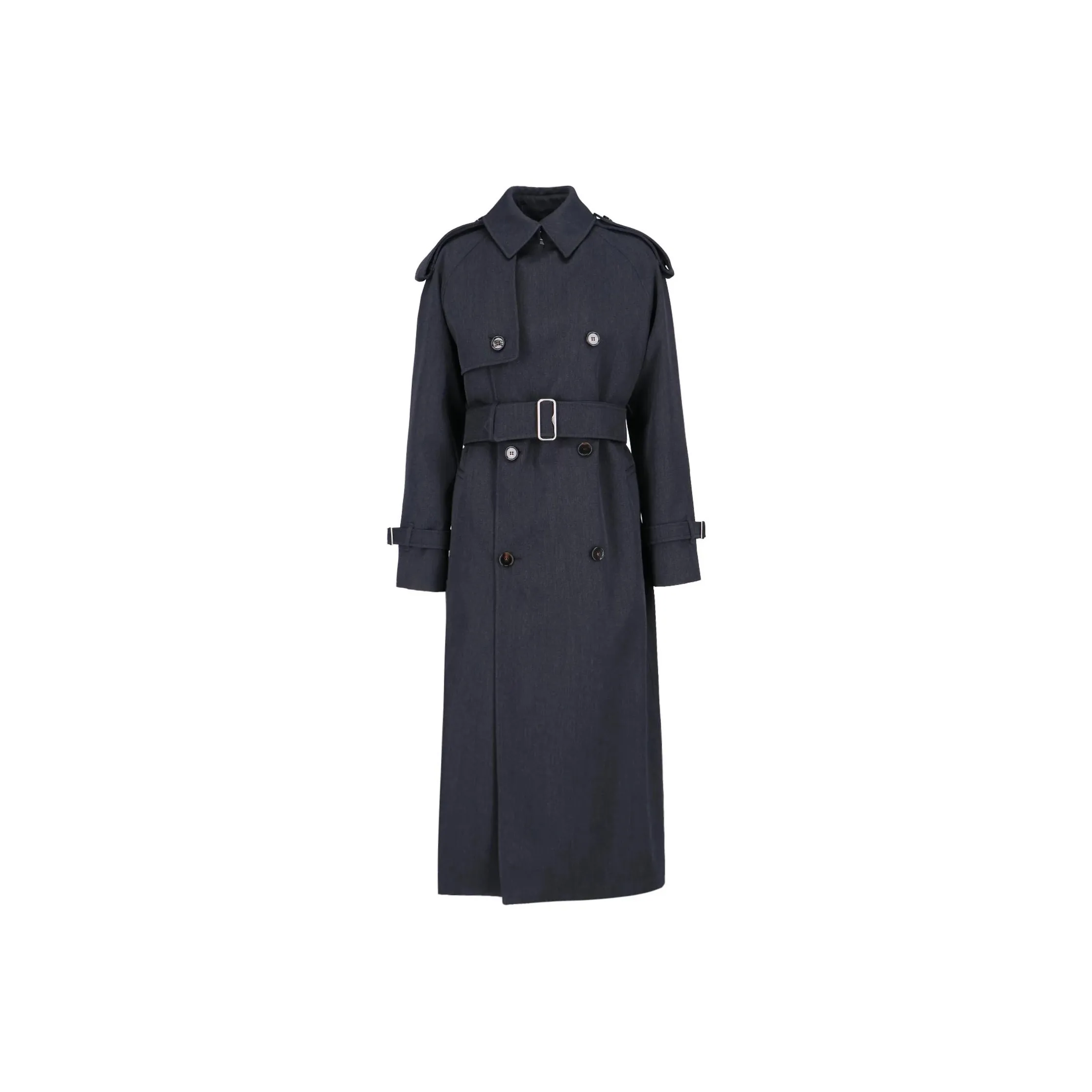 Burberry Double Breasted Belted Trench Coat