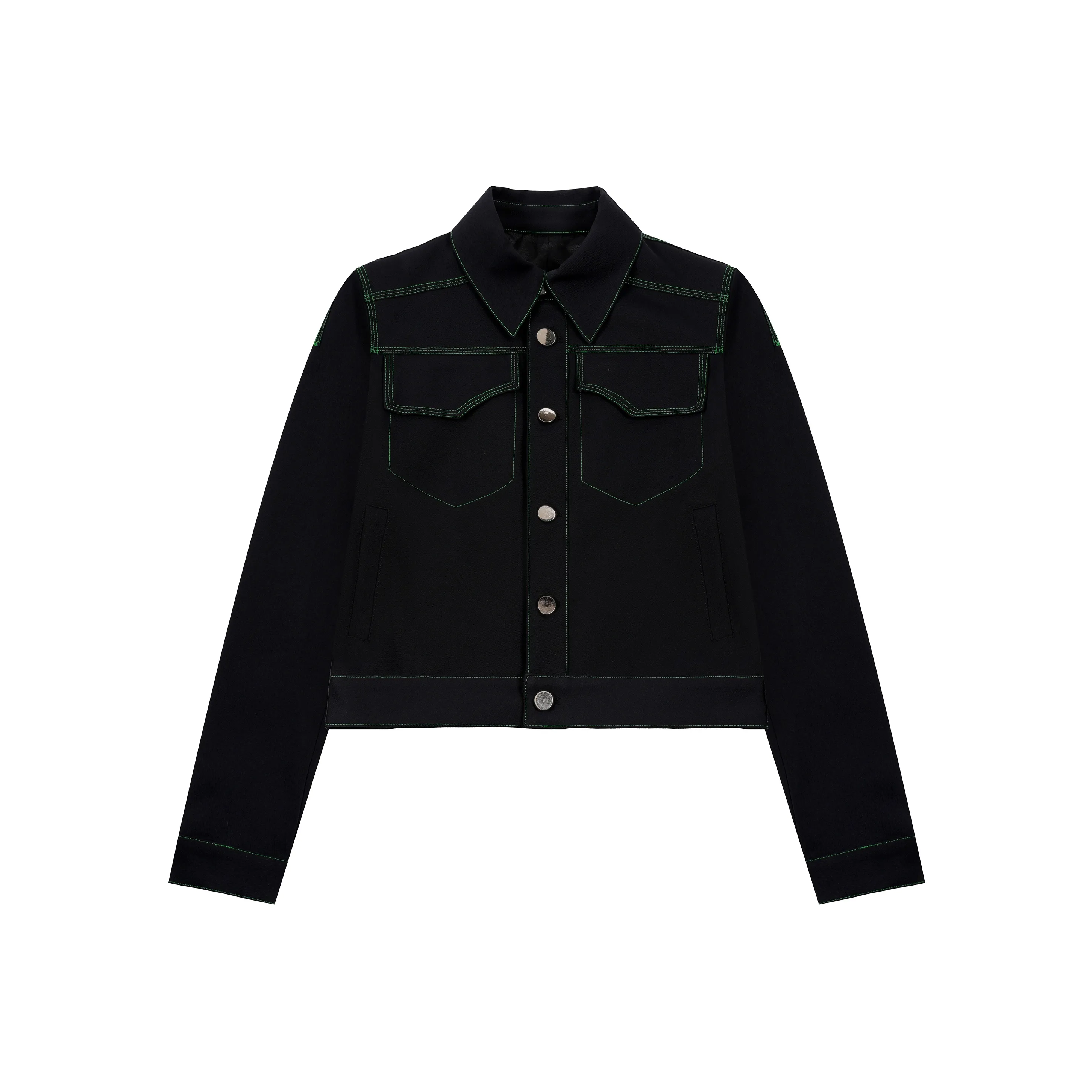 BIENKIMIIYE Denim Jacket Women's Black