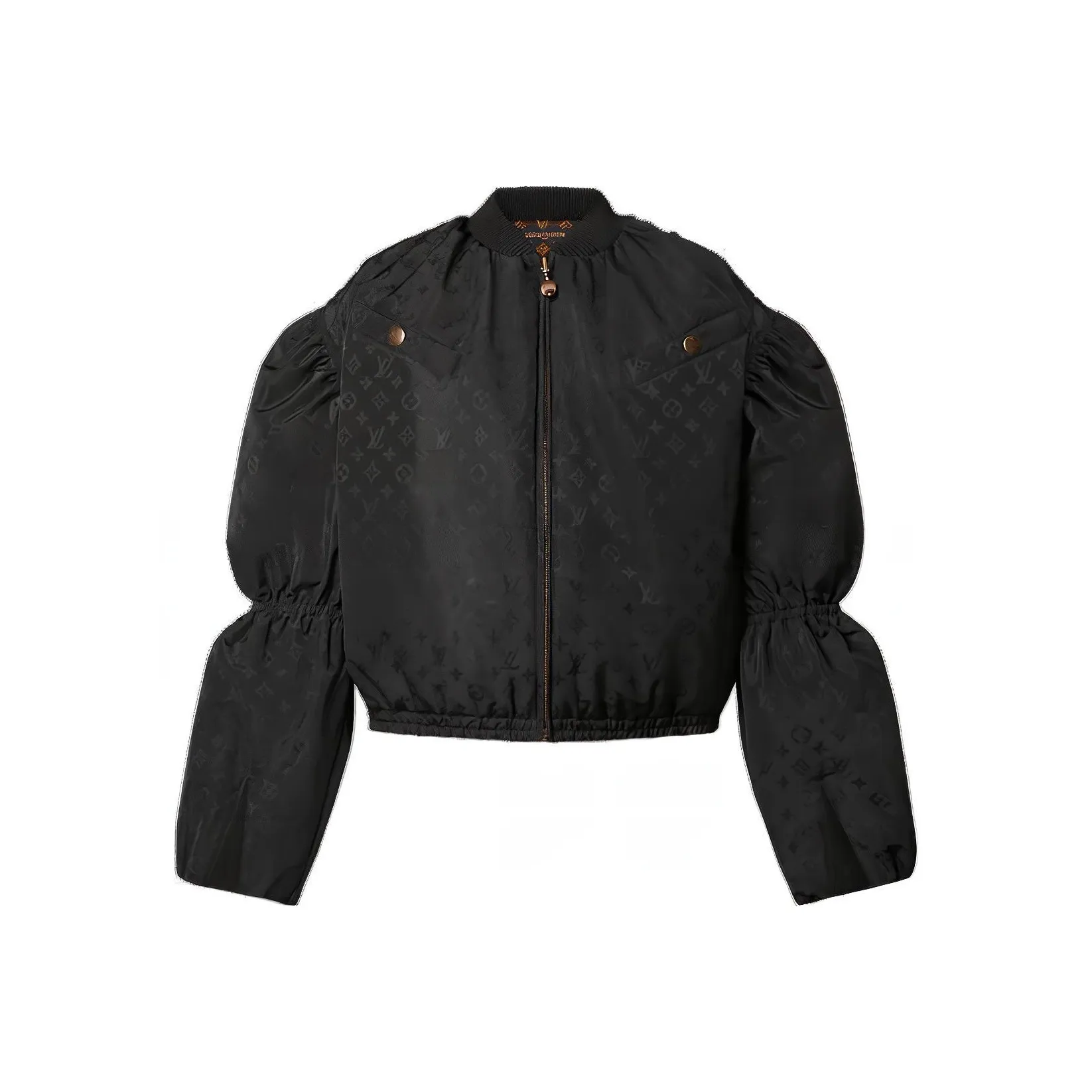 LOUIS VUITTON New Quarterly Products Of LV Cropped Coats Women's Black
