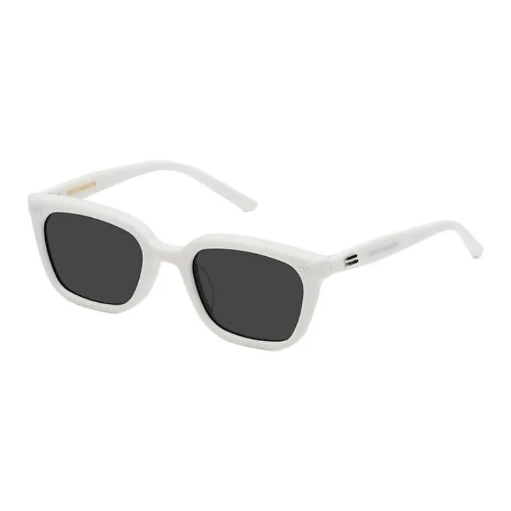 GENTLE MONSTER Plate Frame Square Sunglasses Unisex White