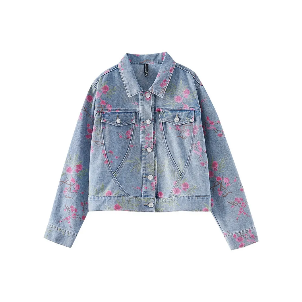 OUNIXUE Многоцветные Женские Джинсовые Куртки