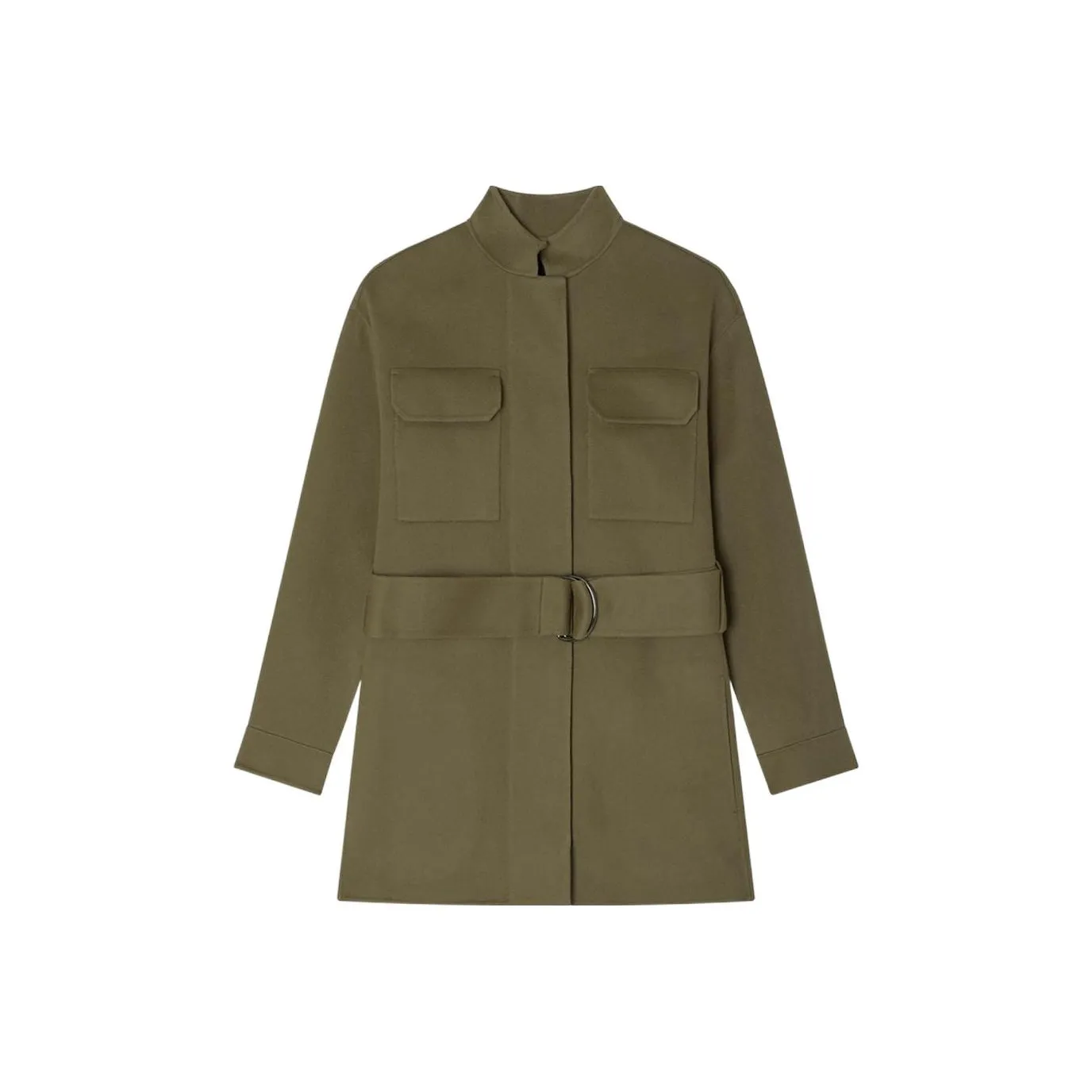 THEORY Velvet Jackets Women's Khaki Green