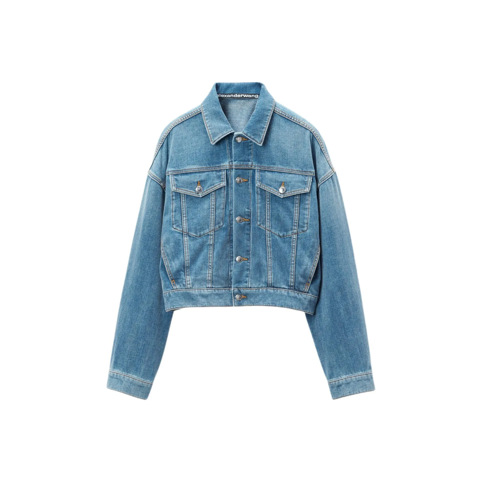Alexander Wang Cropped Denim Jacket