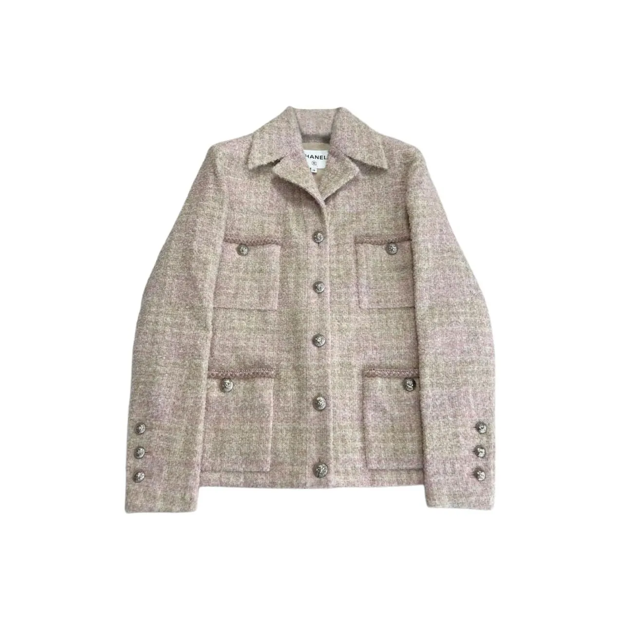 CHANEL FW24 Business Suit Coat Women's Pink