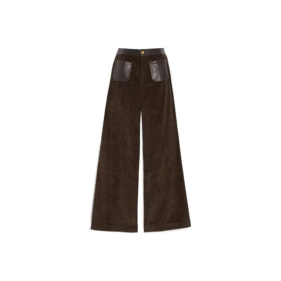 COACH FW22 Casual Pants Women's Brown