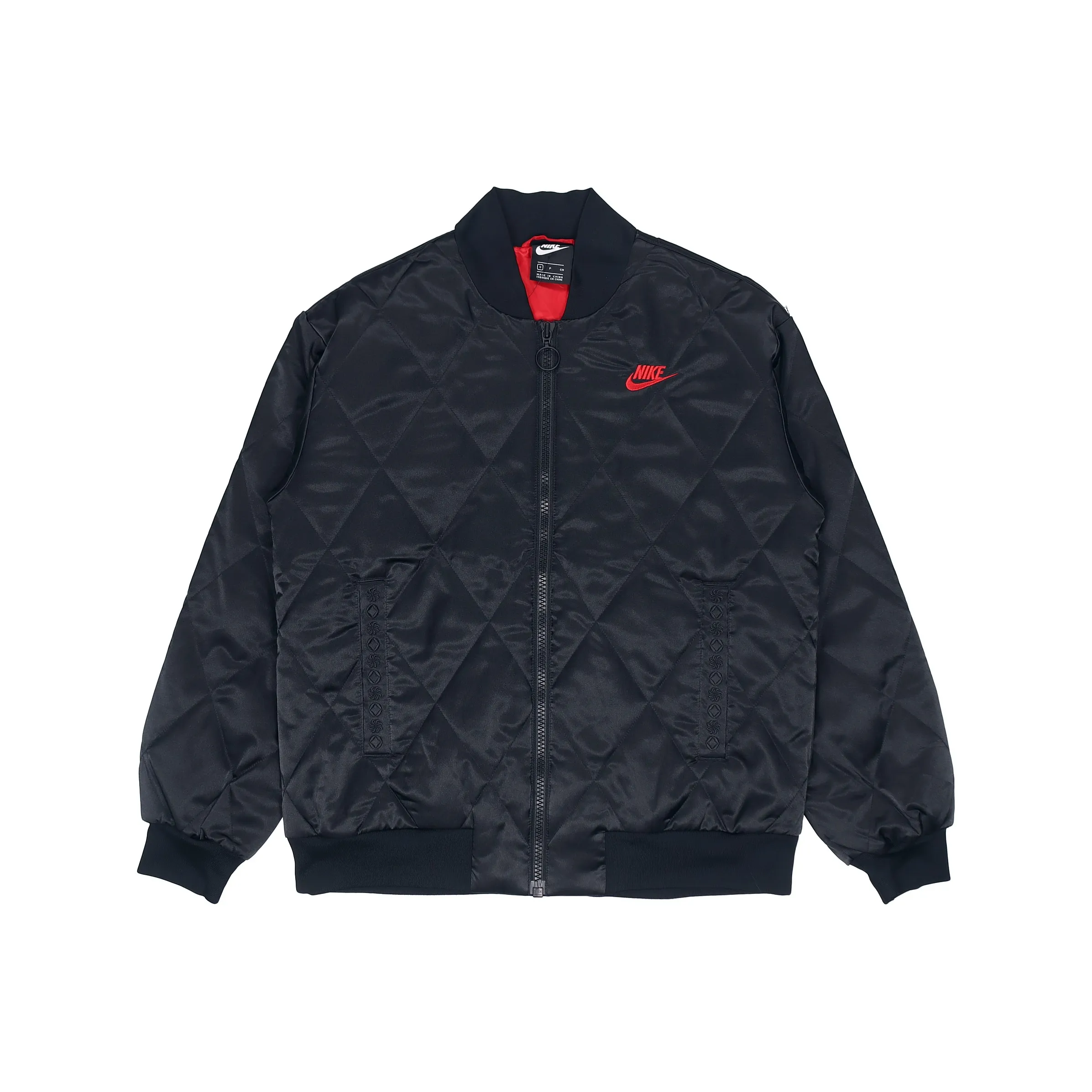 NIKE Черные Женские Объемные Куртки (Пуфы)