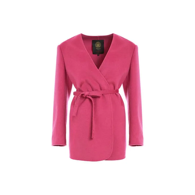 BESIONIA FW23 Пальто Женское Розовый