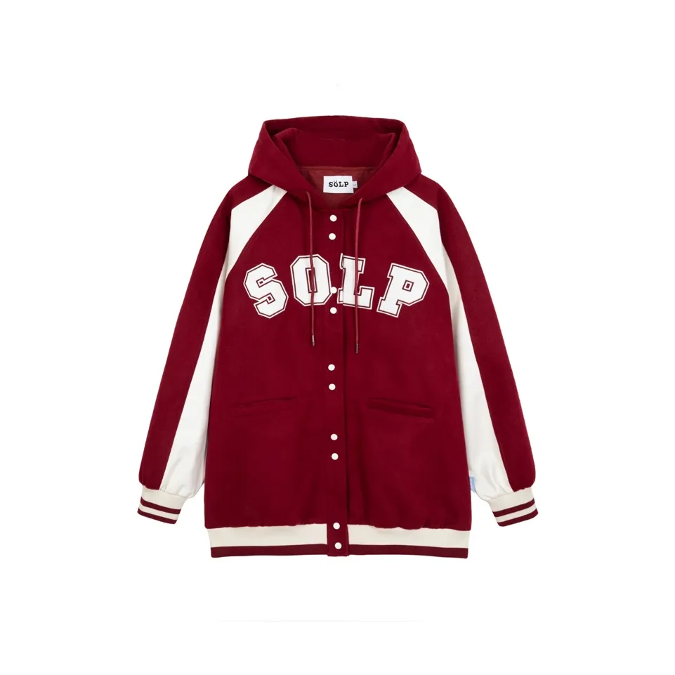 SOLP Baseball Jacket Unisex Christmas Red