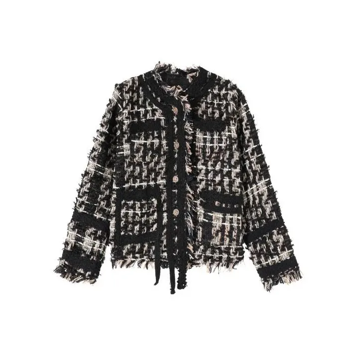 ABBY GODDESS Cropped Coat Women's Black