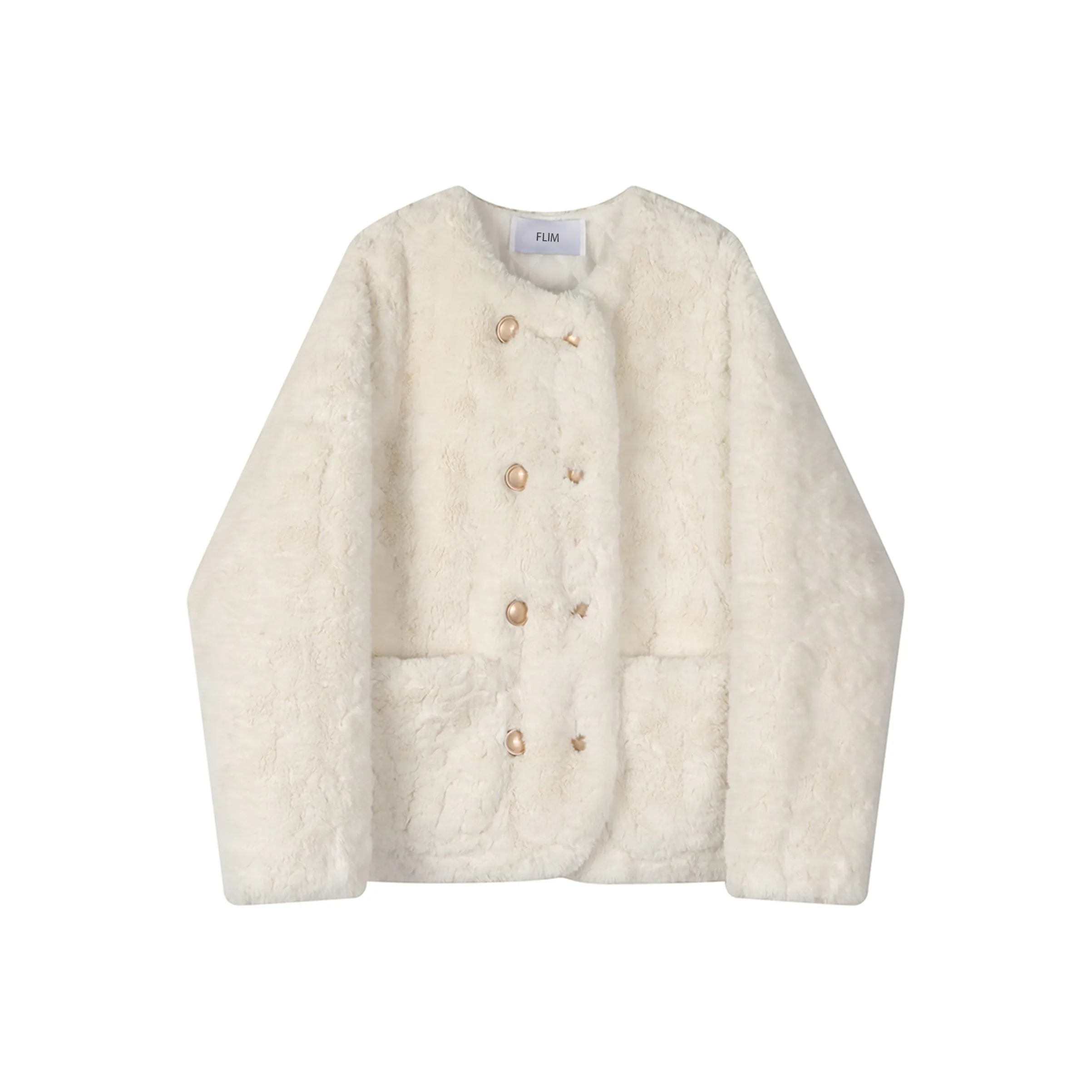 FLIM Бархат Feel Куртка Женская Экрю