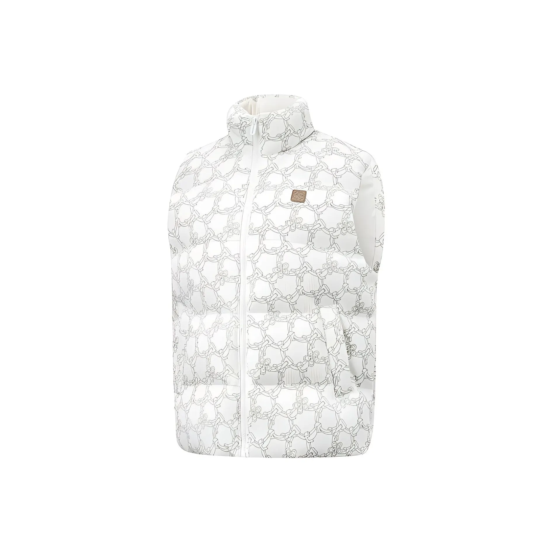 LiNing Sports Life Collection Vest Women's Ivory All Over Print