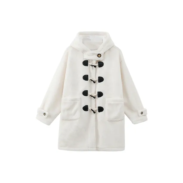 KING PRINCE Бархат Feel Пальто Женское Белое