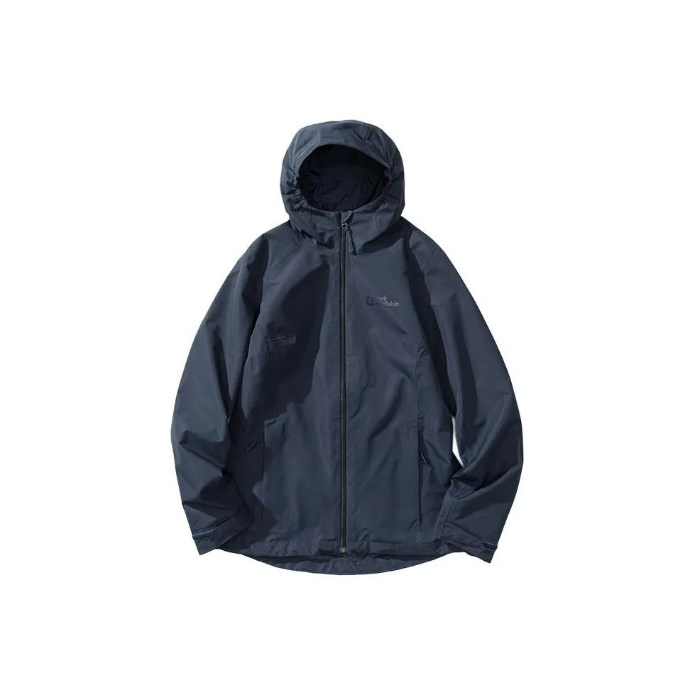 Jack Wolfskin Водонепроницаемый Ветрозащитный And Дышащий Ветровка Женские Королевский синий Европейская версия