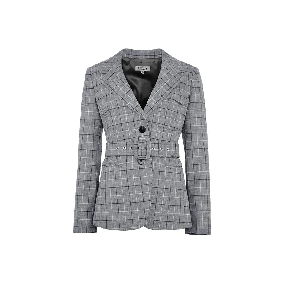 LIZZY Бизнес-костюм женский серый